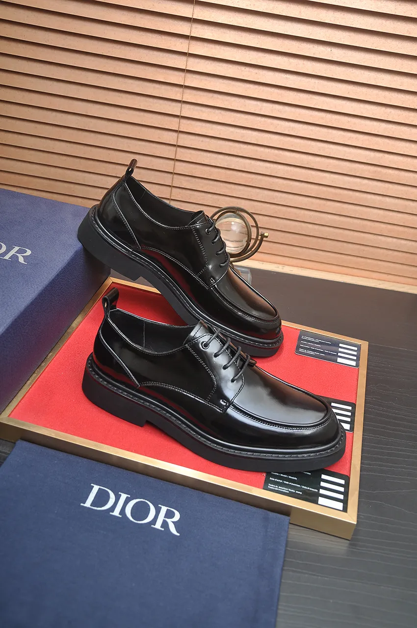 Men's shoes 💰800💶[Dior] (water-dyed cowhide lining) Dior original 1:1 high-quality factory, imported original materials, imported version of raw cowhide, water-dyed cowhide lining, original TPU outsole, code number: 39-44 (38 45 custom-made, non-refundable)